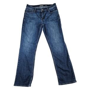Reclaim Regular Bootleg Jeans, Men's 33R Dark Wash Western-inspired casual 33x32